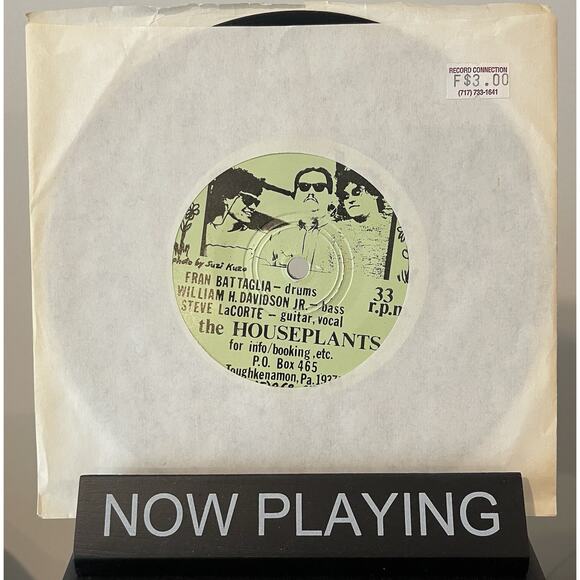 Very Rare HTF The Houseplants Self Titled 7” Vinyl Record 1988 Rock Demo Indie - Picture 1 of 3